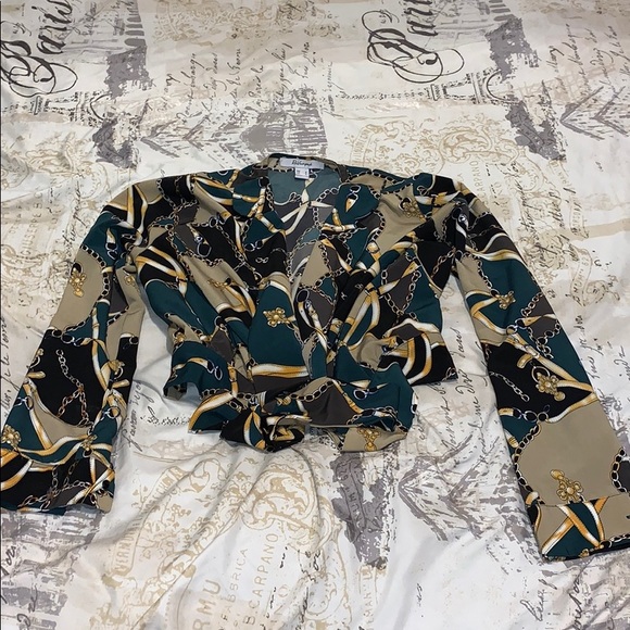 Boujee long sleeve crop top - Picture 3 of 3